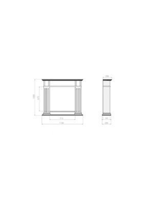 Каминокомплект Infire INPORTAL 1 Черный