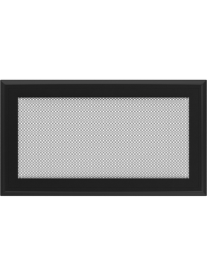 Вентиляционная решетка Kratki 17x30 см OSKAR черная