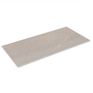 Бортовая плитка прямая Aquaviva Montagna Gray 595x289x20 мм