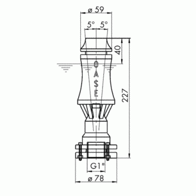 Форсунка Geyser 20 T - 50991