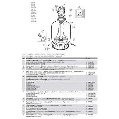Фильтр Hayward ProTop S210T (10 м3/ч, D500)