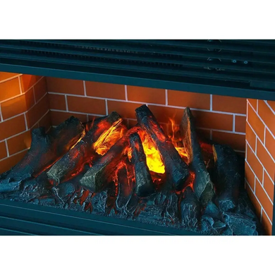 Каминный комплект Юта Brown с парогенератором