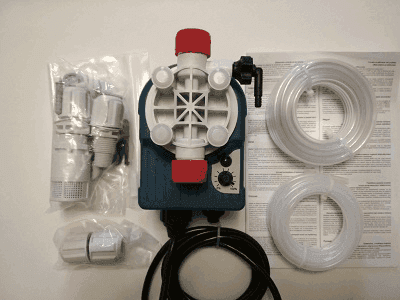 Насос дозуючий мембранного типу Invikta KCS630, PVDF-T/FKM-B 0.6 л/час - 7 BAR 90-265VAC