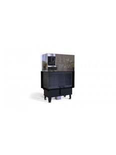 Каминная топка Defro Home INTRA ME BL G (черный шамот)