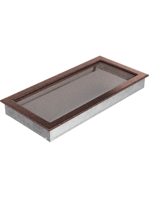 Вентиляционная решетка Kratki 22x45 см медная