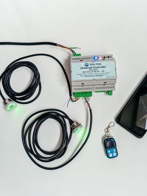 Многоскоростной контроллер Tech-Pool Universal Controller Wi-Fi Multi-Speed ​​(PS, S & RF) + 2 пьезокнопки