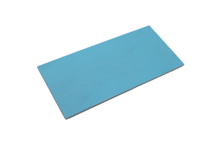 Плитка База стільники 12x24.5х0.9 см (блакитна) антисліп SISTEMA SPORT