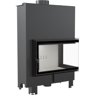 Каминная топка Kratki MBO PW 15 правая BS (15,0 кВт)