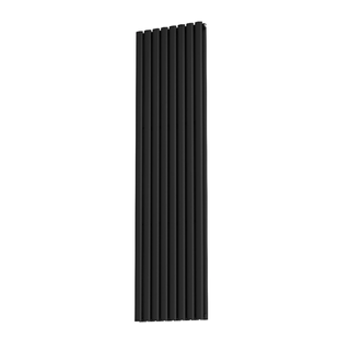 Вертикальный радиатор Ellipse Double 480х1800-8, anticor, черный муар