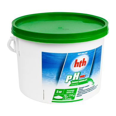 рН минус hth 5кг (Франция), порошок pH MOINS MICRO-BILLES