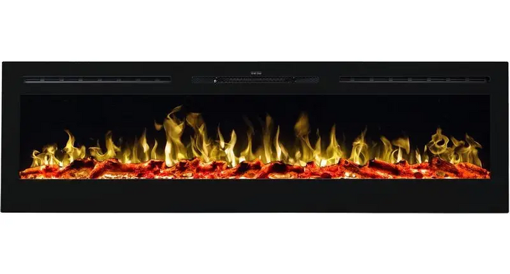 Електричний настінний камін A &mdash; Flame Majestic 100 чорний