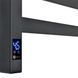 Рушникосушка Авангард 480х800 Sensor правобічна з таймером, 8 секцій, чорна