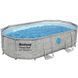 Каркасный бассейн Bestway 56946 (488х305х107 см) с песочным фильтром, лестницей и защитным тентом