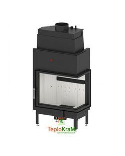 Каминная топка с водяным контуром Hitze ALAQS 68x53.R 19 кВт, правая
