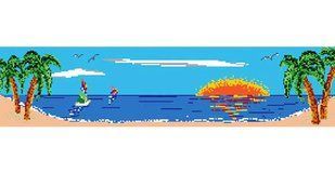 Стеклянная мозаика PUESTA DE SOL 2700х600 (2.5 x 2.5 см) на бумаге