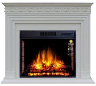 Каминокомплект ArtiFlame PRATELLA AF28S БЕЛЫЙ ВАНИЛЬ (СО ЗВУКОМ)