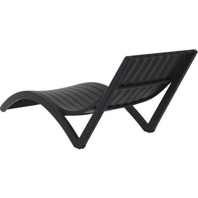 Шезлонг Aquajoy Slim, черный