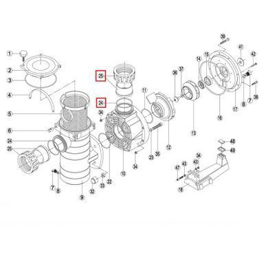 Муфта насоса Kripsol KAN-RPUM2425.02R/RBH0015.02R, 110 мм