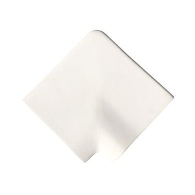 Угловой копинговый камень Aquazone 250x300x50-25 мм, белый