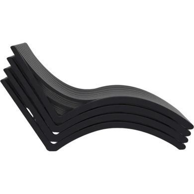Шезлонг Aquajoy Slim, черный