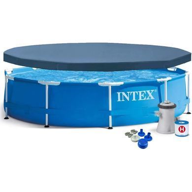 Каркасний басейн Intex 28202 (305х76 см) з картриджним фільтром