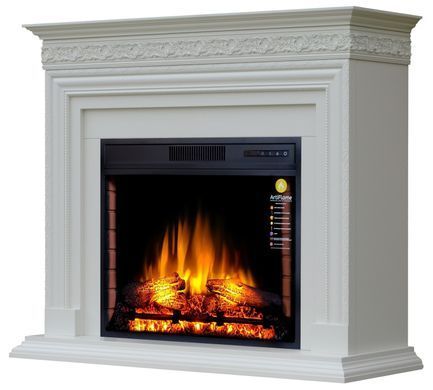 Камінокомплект ArtiFlame PRATELLA AF28S БІЛИЙ ВАНІЛЬ (ЗІ ЗВУКОМ)