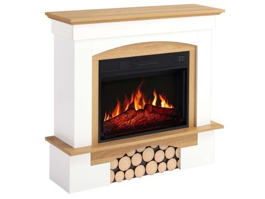 Електрокамін ArtiFlame Woodley AF23S білий/дуб натуральний