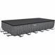 Каркасный бассейн Bestway Grey 561KG (732х366х132 см) с песочным фильтром, тентом и лестницей