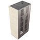Камин Kratki FLOKI BOX 8 kW &Oslash; 160 в корпусе с керамогранита OXIDE BIANCO