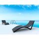 Шезлонг Aquajoy Slim, черный