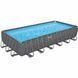Каркасный бассейн Bestway Grey 561KG (732х366х132 см) с песочным фильтром, тентом и лестницей