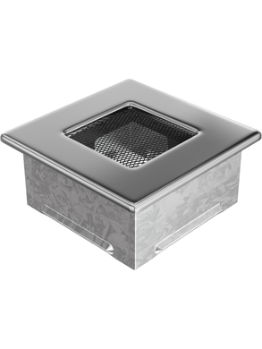 Вентиляційна решітка Kratki 11x11 см нікельована