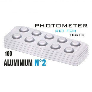 Таблетки Water-I.D.Aluminium 2 (Алюміній 0 - 0,3 мг/л) (100 таб/уп.) (10таб/шт) PrimerLab