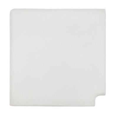 Угловой копинговый камень Aquazone 400x500x50-25 мм, белый