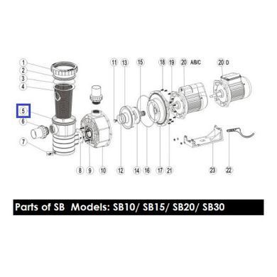Префільтр&nbsp;насоса&nbsp;Emaux SB (89021305)