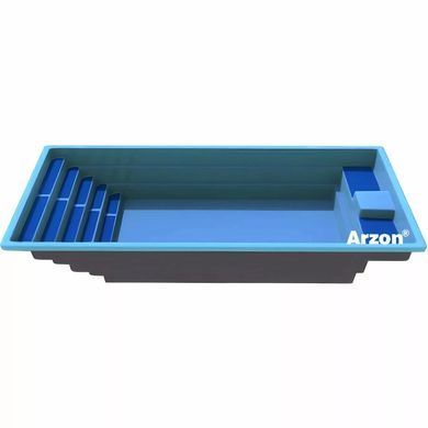 Композитний басейн Arzon Покровський 2 (821х325х150 см)