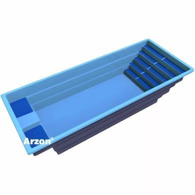 Композитний басейн Arzon Покровський 2 (821х325х150 см)
