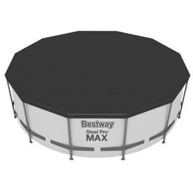 Каркасний басейн Bestway 56420 (366х122 см) з картриджним фільтром, тентом та сходами