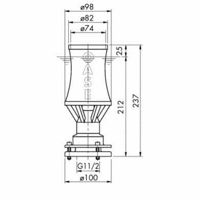 Форсунка Cascade 70 T - 50912