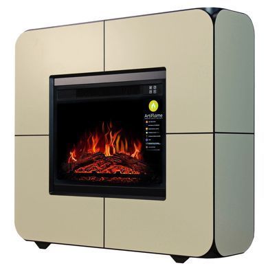 Каминокомплект ArtiFlame CUBE AF23S БЕЛЫЙ ВАНИЛЬ (СО ЗВУКОМ)