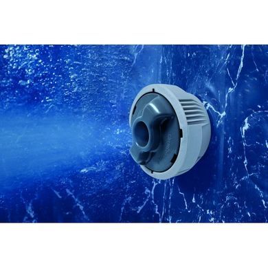 Надувной джакузи Bestway 6001Q LAY-Z-SPA San Francisco HydroJet Pro с управлением с помощью приложений, на 7 человек, 230 x 230 x 71 см, вид мрамора (бархатный серый) | , Bestway