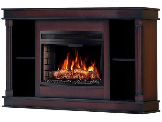 Камінокомплект ArtiFlame Brittany AF25 коньяк з обігрівом і звуком горіння вогню