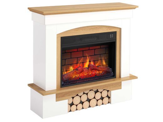 Електрокамін ArtiFlame Woodley AF23BS білий/дуб натуральний