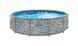 Басейн каркасний 4.88х1.22 м без фільтру, AZURO SWING Stone design 3EXB0602