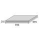 Плитка для террасы Aquaviva Granito Gray, 595x595x20 мм
