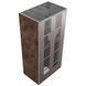 Камін Kratki FLOKI BOX 8 kW &Oslash; 160 в обудові з керамограніту OXIDE MORO