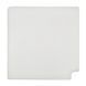 Угловой копинговый камень Aquazone 400x500x50-25 мм, белый