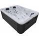 Гідромасажний басейн Aquajoy Bali (210х160х77 см), Сріблясто-білий мармур