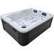 Гідромасажний басейн Aquajoy Bali (210х160х77 см), Сріблясто-білий мармур