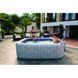 Надувной джакузи Bestway 6001Q LAY-Z-SPA San Francisco HydroJet Pro с управлением с помощью приложений, на 7 человек, 230 x 230 x 71 см, вид мрамора (бархатный серый) | , Bestway